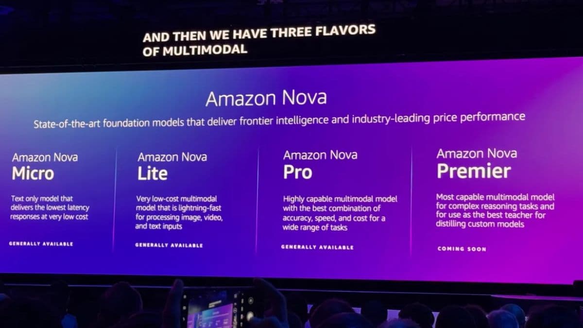 أمازون تكشف الستار عن 'Nova Premier': أداة ذكاء اصطناعي خارقة تدخل المنافسة بقوة